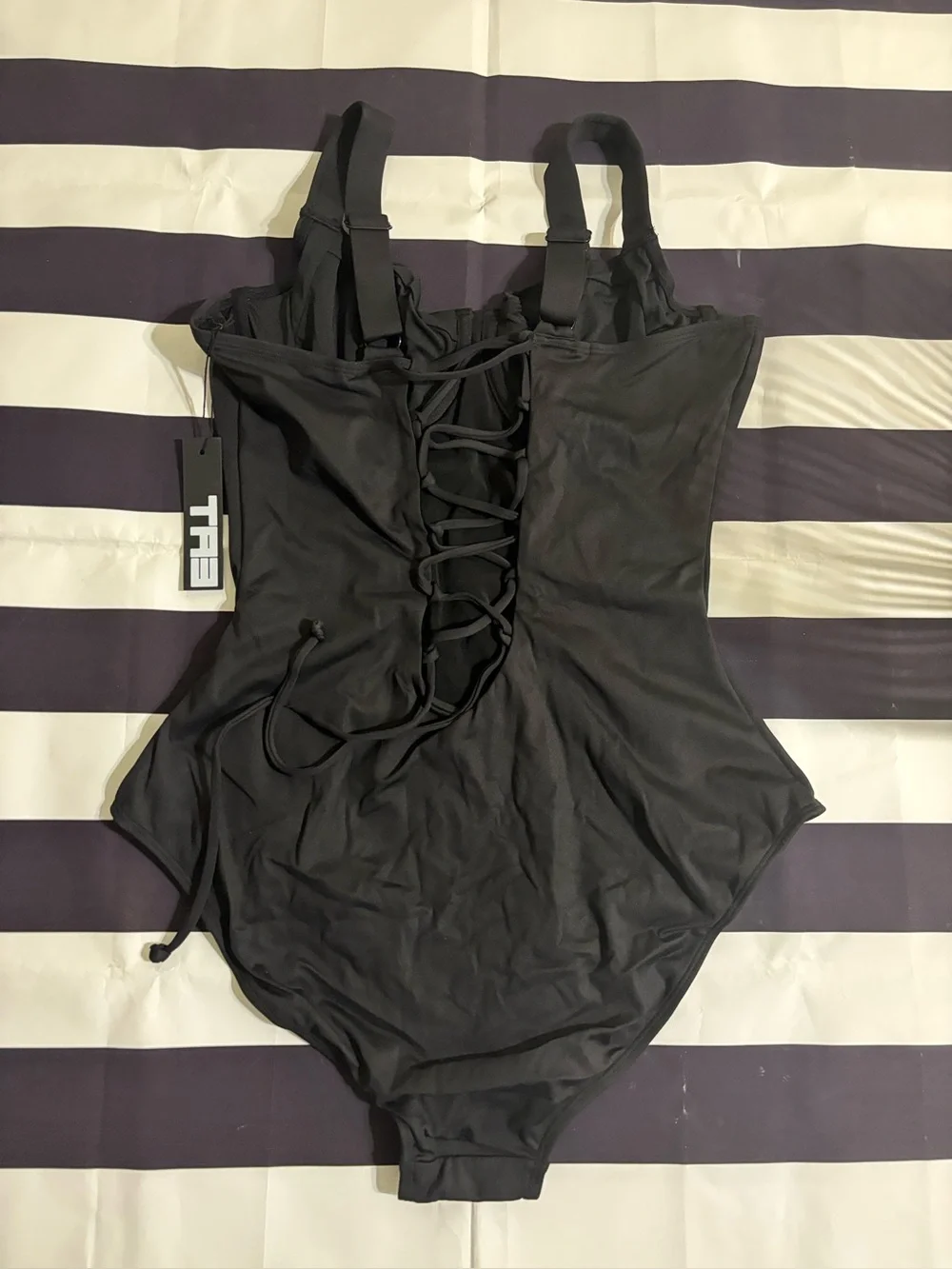 BNWT TA3 Lifty Shape Wear One Piece Swimsuit XL Regular Long B/C - Picture 2 of 3